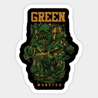 Green Monster Sticker